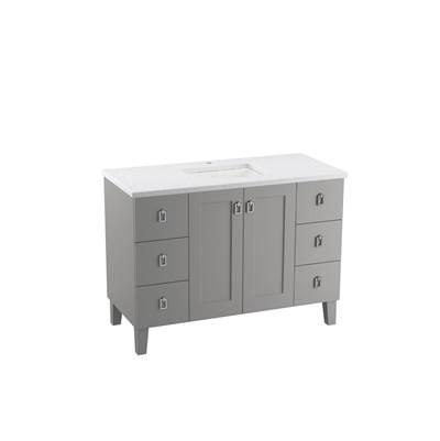 Poplin 48'' bathroom vanity cabinet by Kohler