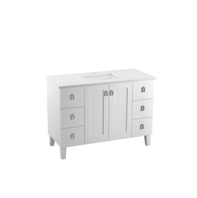 Poplin 48'' bathroom vanity cabinet