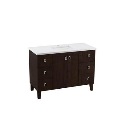 Poplin 48'' bathroom vanity cabinet by Kohler
