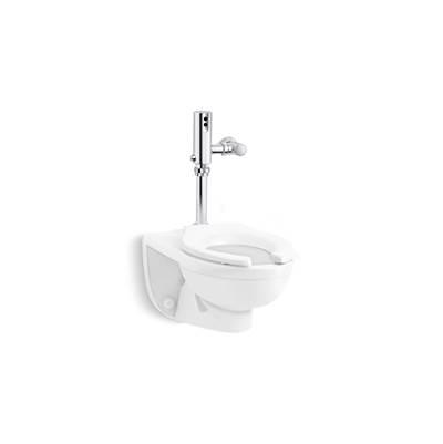 Kohler KingstonE Ultra Antimicrobial toilet with Mach Tripoint touchless DC 1.6 gpf flushometer - Not Applicable by Kohler