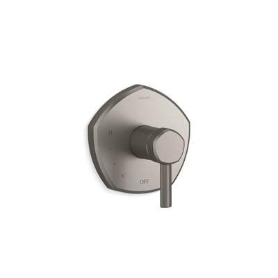 Kohler Occasion Rite-Temp valve trim with lever handle - Vibrant Brushed Nickel by Kohler