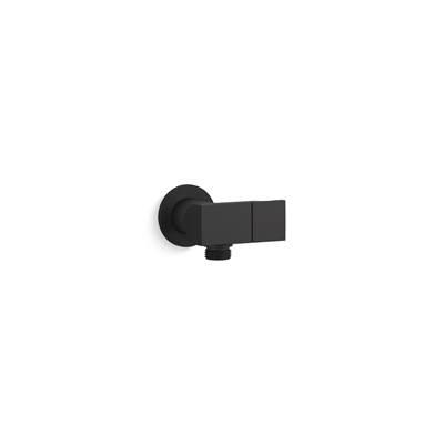 Kohler Exhale Wall-mount handshower holder with supply elbow and check valve - Matte Black by Kohler
