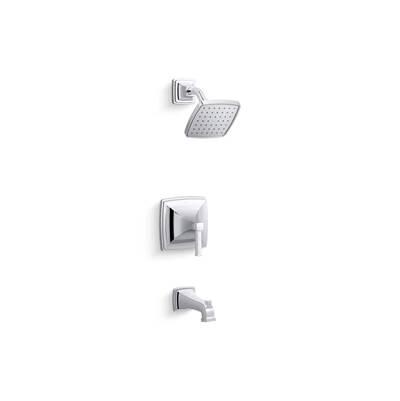 Kohler Riff Rite-Temp bath and shower trim kit, 1.75 gpm - Polished Chrome by Kohler