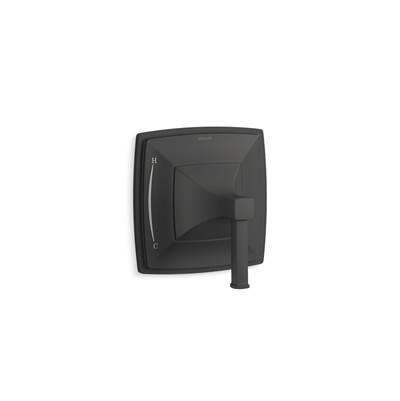 Kohler Riff Rite-Temp valve trim - Matte Black by Kohler