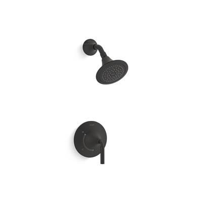 Kohler ToneE Rite-Temp shower trim kit, 2.5 gpm - Matte Black by Kohler