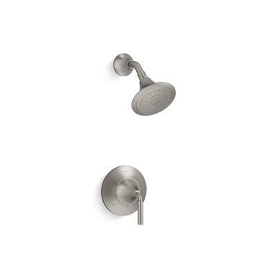 Kohler ToneE Rite-Temp shower trim kit, 2.5 gpm - Vibrant Brushed Nickel by Kohler