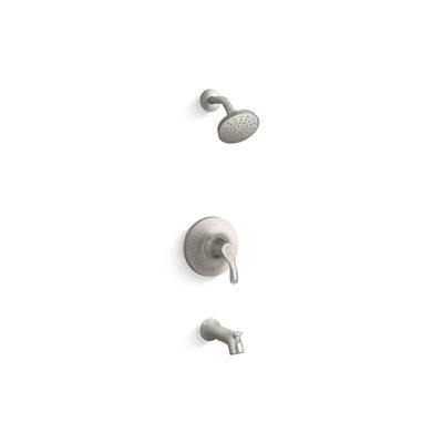 Kohler Simplice Rite-Temp bath and shower trim kit, 1.75 gpm - Vibrant Brushed Nickel by Kohler