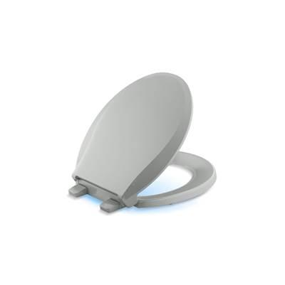 Cachet Nightlight ReadyLatch Quiet-CloseE round-front toilet seat by Kohler