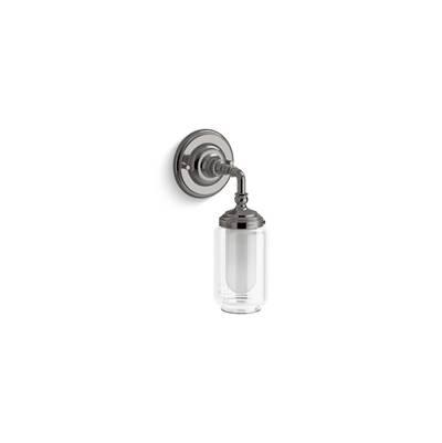 Artifacts One-light sconce - Titanium by Kohler