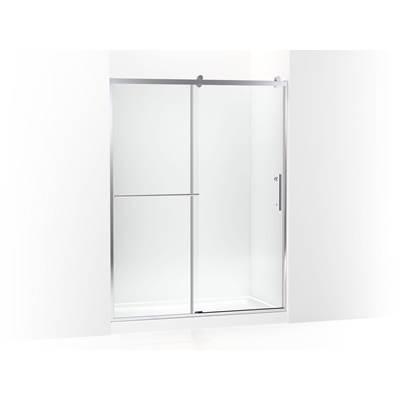 Kohler Rely 77'' H sliding shower door with 3/8''-thick glass - Bright Polished Silver by Kohler