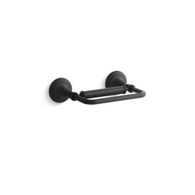 Artifacts Pivoting toilet paper holder - Matte Black by Kohler