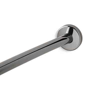 Kohler Expanse Contemporary design curved shower rod - Vibrant Titanium by Kohler
