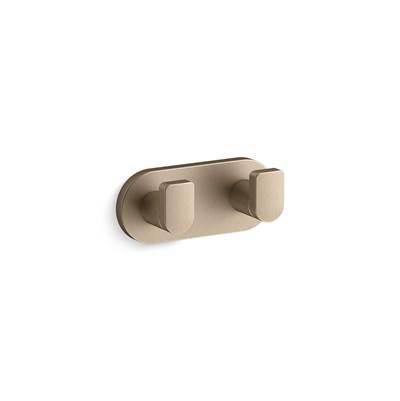 Kohler | Composed | Robe Hook - Vibrant Brushed Bronze by Kohler