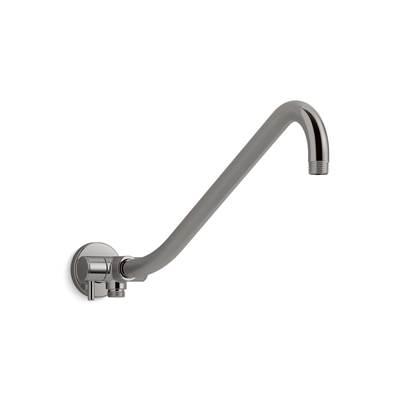 Kohler Gooseneck Rainhead arm with 2-way diverter - Vibrant Titanium by Kohler