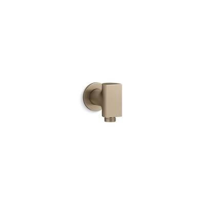 Kohler Exhale Wall-mount supply elbow - Vibrant Brushed Bronze by Kohler