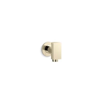 Kohler Exhale Wall-mount supply elbow - Vibrant French Gold by Kohler