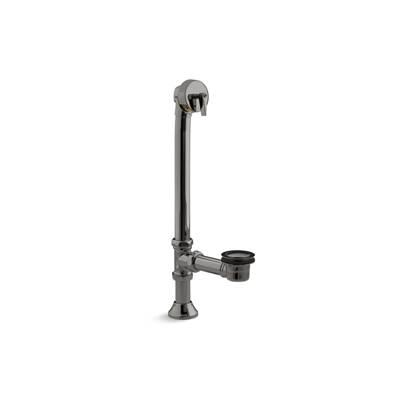 Iron Works Decorative 1-1/2'' adjustable pop-up bath drain for 5' whirlpool with tailpiece - Vibrant Titanium