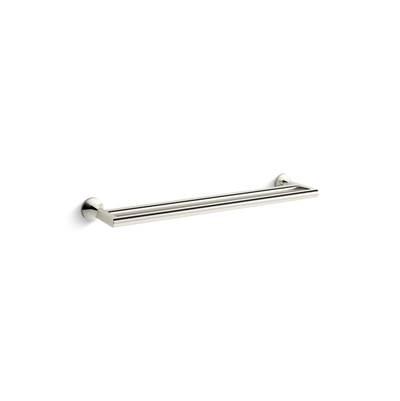 Kohler Components Double towel bar - Vibrant Polished Nickel by Kohler