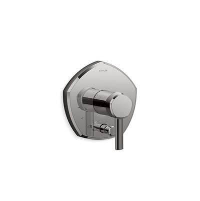 Kohler Occasion Rite-Temp valve trim with push-button diverter and lever handle - Vibrant Titanium by Kohler
