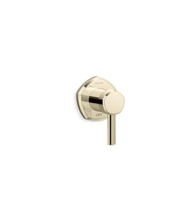 Kohler Occasion MasterShower volume control valve trim with lever handle - Vibrant French Gold by Kohler