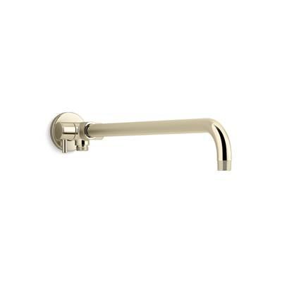 Kohler Wall-mount arm for rainhead/showerhead and handshower with 2-way diverter - Vibrant French Gold by Kohler