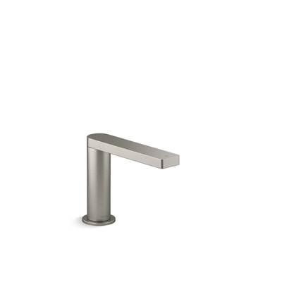 Kohler Touchless single-hole lavatory faucet with Kinesis sensor technology and temperature mixture, AC-powered, 0.5 gpm - Vibrant Brushed Nickel by Kohler