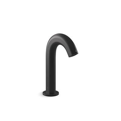 Kohler ObloE Touchless bathroom sink faucet with Kinesis sensor technology, AC-powered - Matte Black by Kohler
