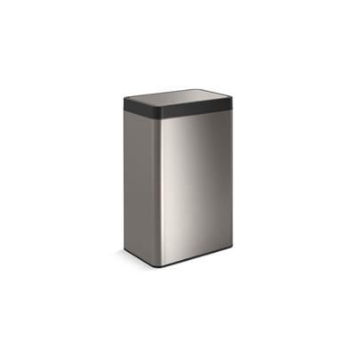 13-gallon touchless stainless steel trash can