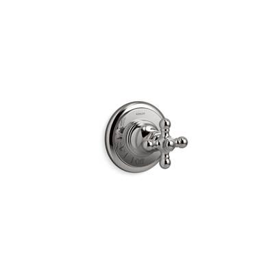 Artifacts MasterShower volume control valve trim with cross handle - Vibrant Titanium by Kohler