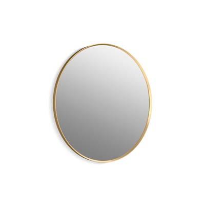 Essential 36'' round framed mirror