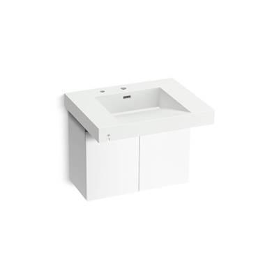 Kohler ConstellationE 30'' wall-mount lavatory system - Miami White by Kohler