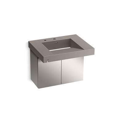 Kohler ConstellationE 30'' wall-mount lavatory system - Ash Concrete by Kohler