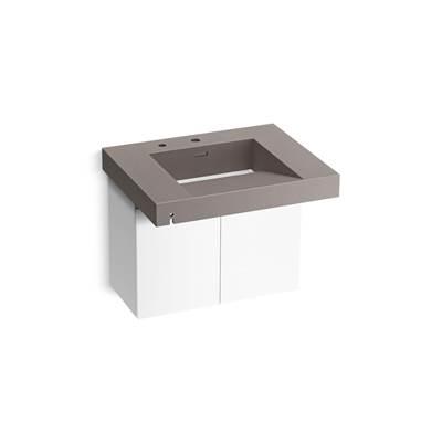 Kohler ConstellationE 30'' wall-mount lavatory system - Ash Concrete by Kohler