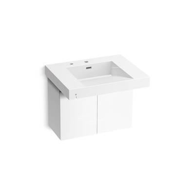 Kohler ConstellationE 30'' wall-mount lavatory system - Glacier White by Kohler
