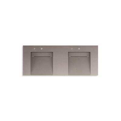 Kohler ConstellationE 60'' wall-mount basin lavatory system - Concrete by Kohler