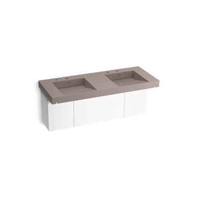 Kohler ConstellationE 60'' wall-mount basin lavatory system - Concrete by Kohler