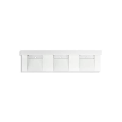 Kohler ConstellationE 90'' wall-mount basin lavatory system with backsplash - Miami White by Kohler