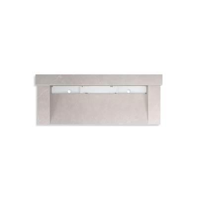 Kohler ConstellationE 60'' wall-mount trough lavatory system with backsplash - Desertsilver by Kohler