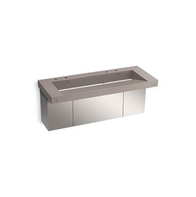 Kohler ConstellationE 60'' wall-mount trough lavatory system - Concrete by Kohler