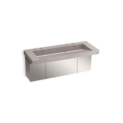 Kohler ConstellationE 60'' wall-mount trough lavatory system - Neutral Concrete by Kohler