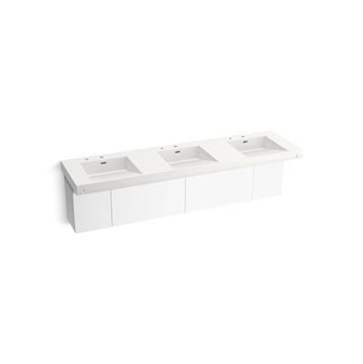 Kohler ConstellationE 90'' wall-mount basin lavatory system - Iconic White by Kohler