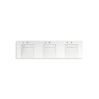 Kohler ConstellationE 90'' wall-mount basin lavatory system - Miami White by Kohler