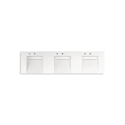 Kohler ConstellationE 90'' wall-mount basin lavatory system - Iconic White by Kohler