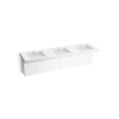 Kohler ConstellationE 90'' wall-mount basin lavatory system - Miami White by Kohler