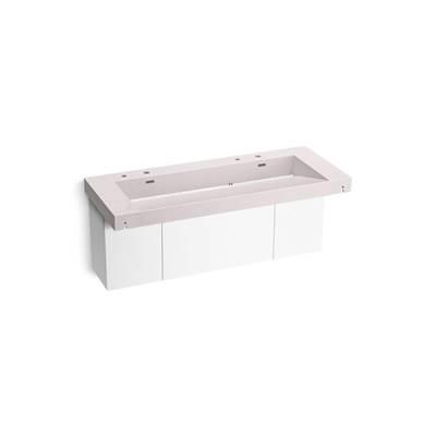 Kohler ConstellationE 60'' wall-mount trough lavatory system - Et Statuario by Kohler