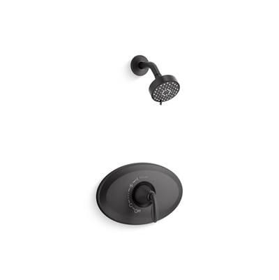Kohler Remodel Rite-Temp shower trim kit, 1.75 gpm - Matte Black by Kohler