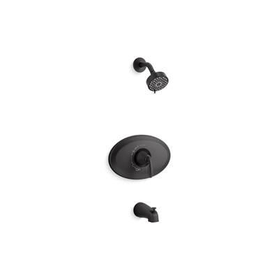 Kohler Remodel Rite-Temp bath and shower trim kit, 2.5 gpm - Matte Black by Kohler