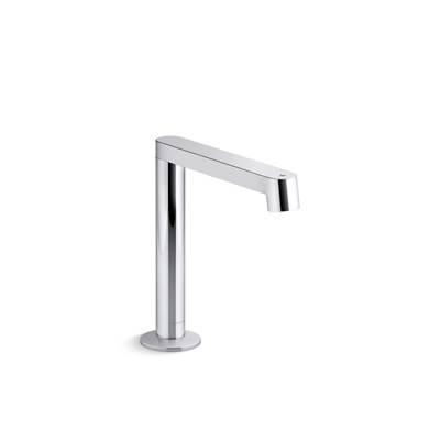 Kohler Components Touchless single-hole lavatory faucet with Kinesis sensor technology, AC-powered, less drain, 0.5 gpm, project pack - Polished Chrome by Kohler