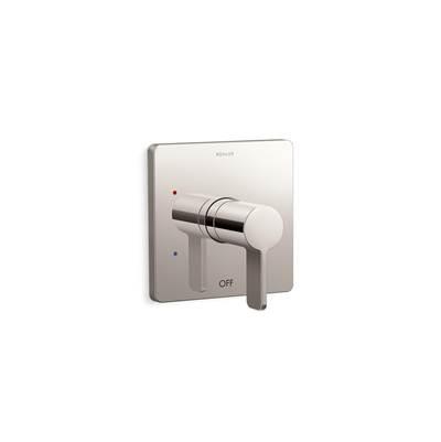 Kohler Parallel Rite-Temp shower valve trim - Vibrant Polished Nickel by Kohler