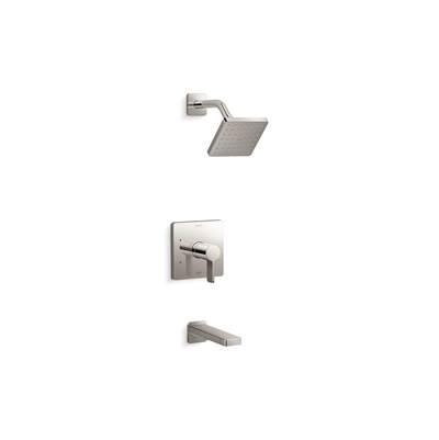Kohler Parallel Rite-Temp bath and shower trim kit, 2.5 gpm - Vibrant Polished Nickel by Kohler